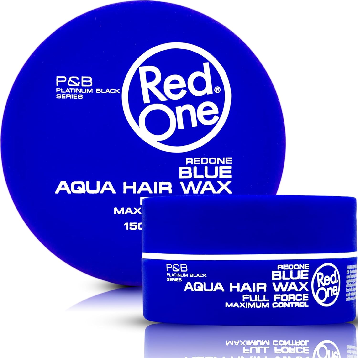 Red One Blue Aqua Hair Wax / Gel - Full Force Maximum Control (150 ml) - Imagen 3
