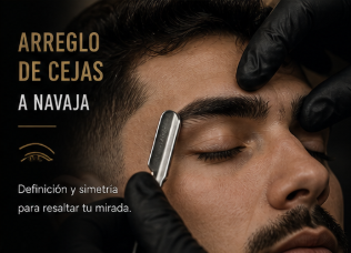 Servicio de precisión diseñado para definir y equilibrar la mirada. El arreglo se realiza con navaja para lograr un acabado limpio, controlado y natural, respetando siempre la forma del rostro.