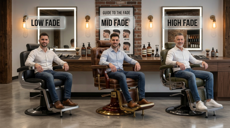 Tipos de Fade explicados: La Guía Definitiva para pedir tu degradado en la barbería