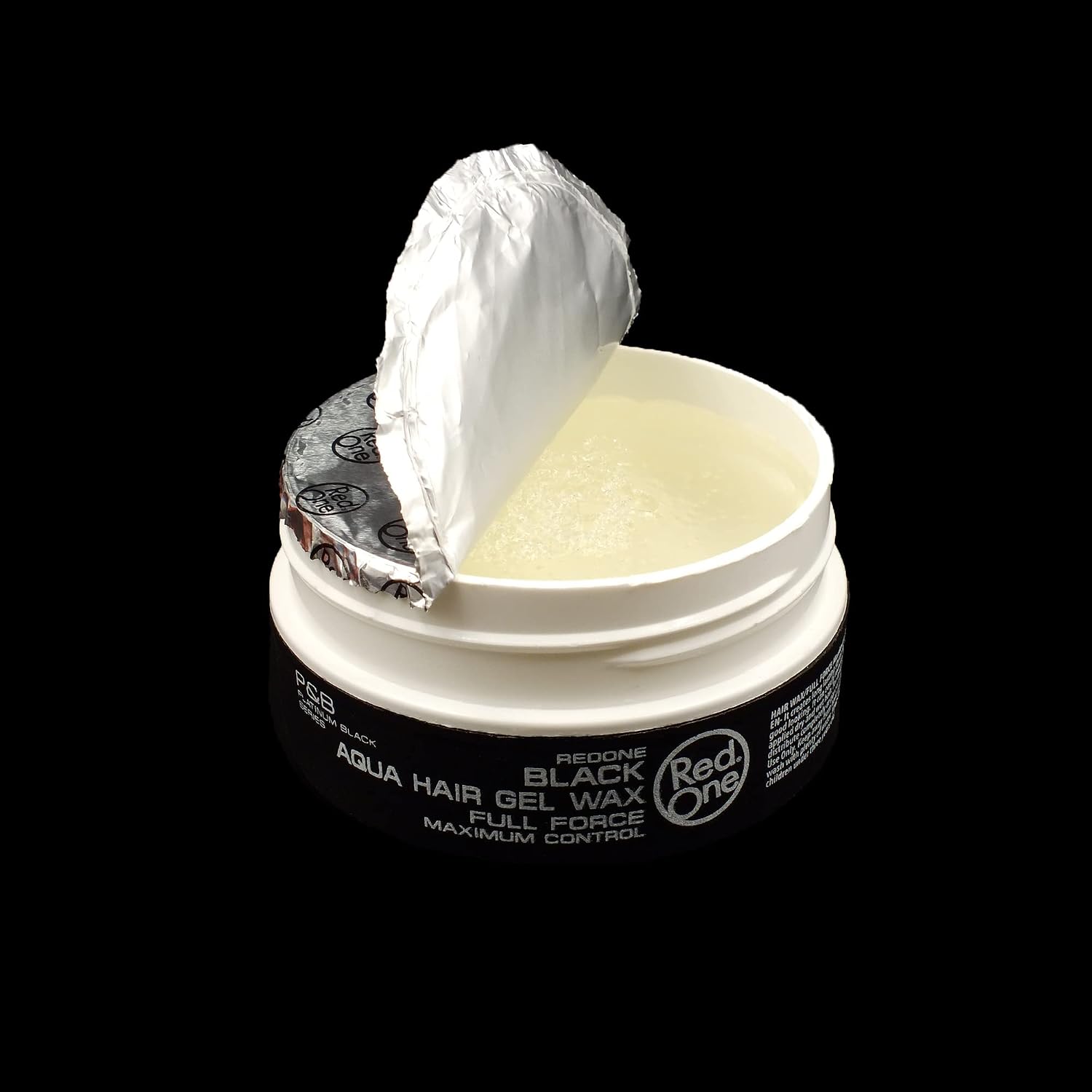 Red One Black Aqua Hair Gel Wax - Full Force Maximum Control (150 ml) - Imagen 2