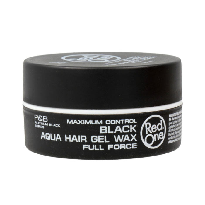 Red One Black Aqua Hair Gel Wax - Full Force Maximum Control (150 ml) - Imagen 6